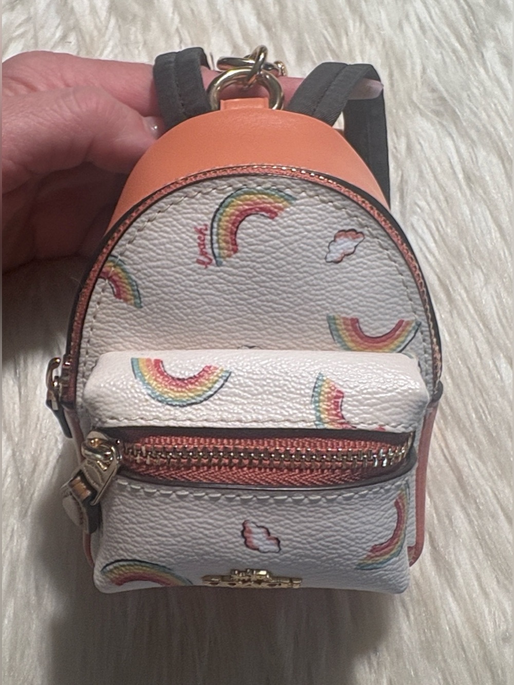 Coach Mini BackPack KeyChain - Picture 3 of 5
